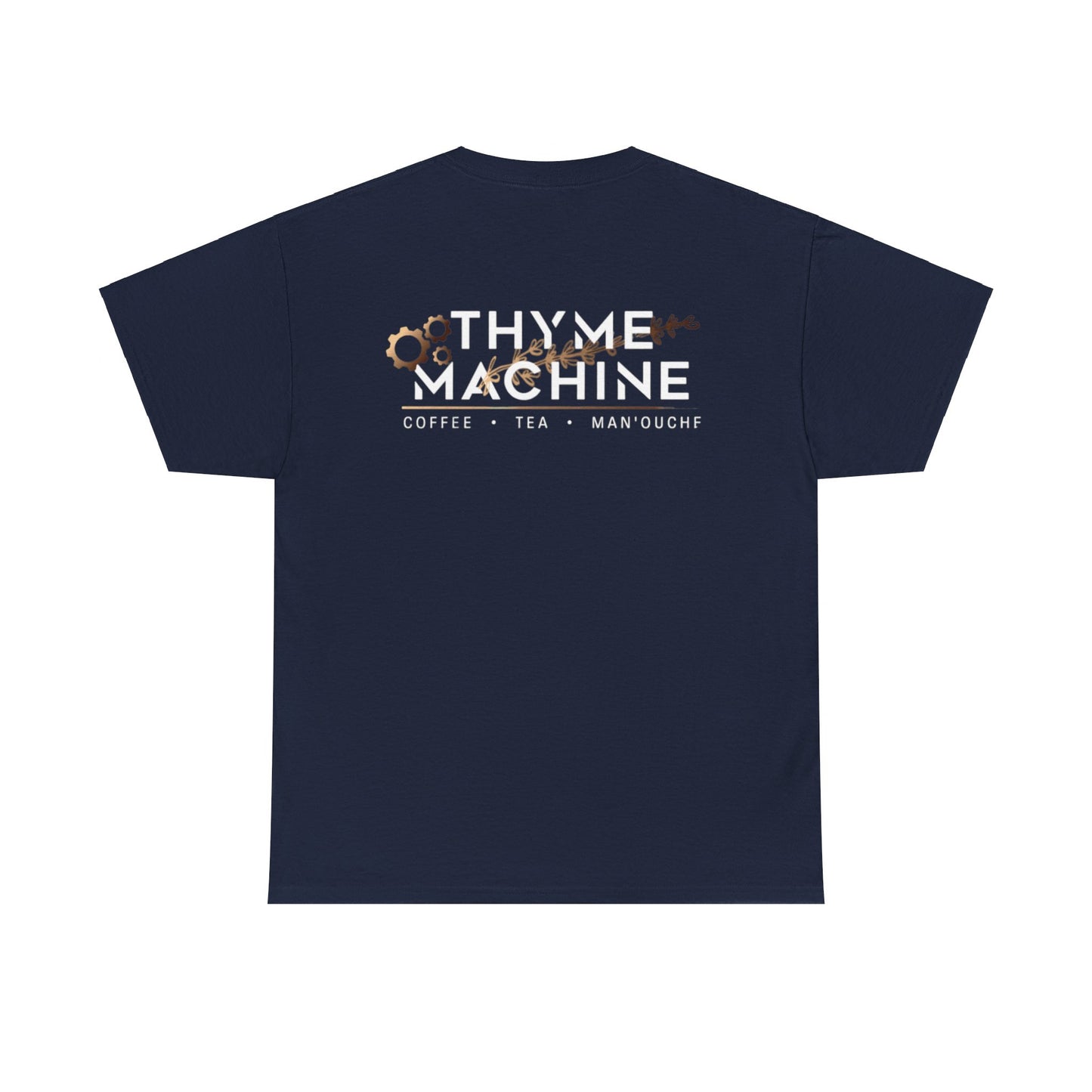 Official Thyme Machine Cafe Logo Unisex T-Shirt – Lebanese Manouche Food Truck Tee