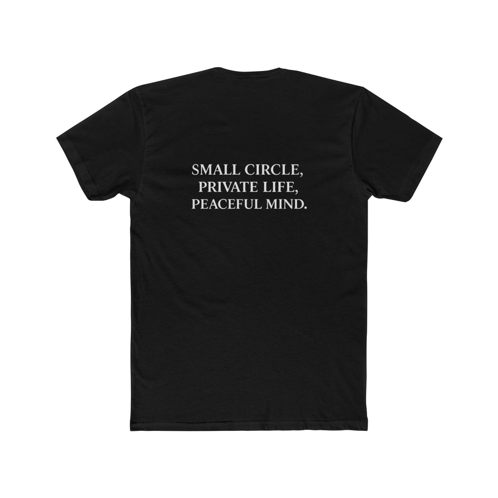 Thyme Machine Tee — "Small Circle, Private Life, Peaceful Mind" Graphic T‑Shirt
