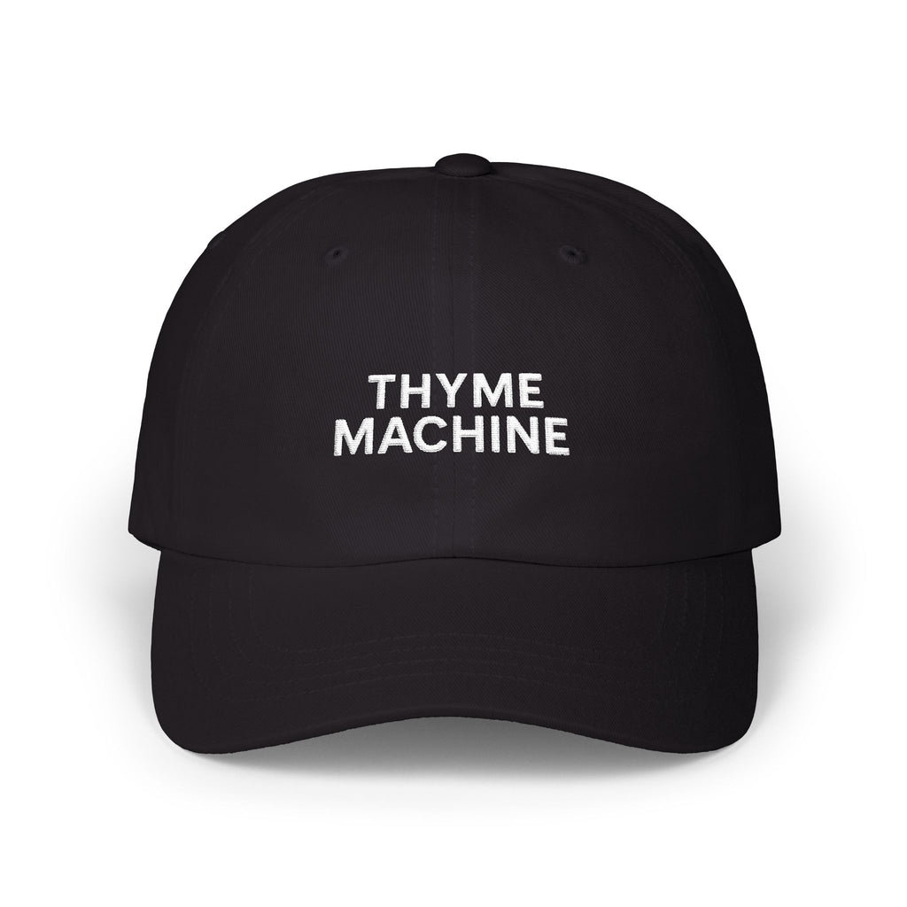 Dad Cap — "Thyme Machine" Embroidered Baseball Hat