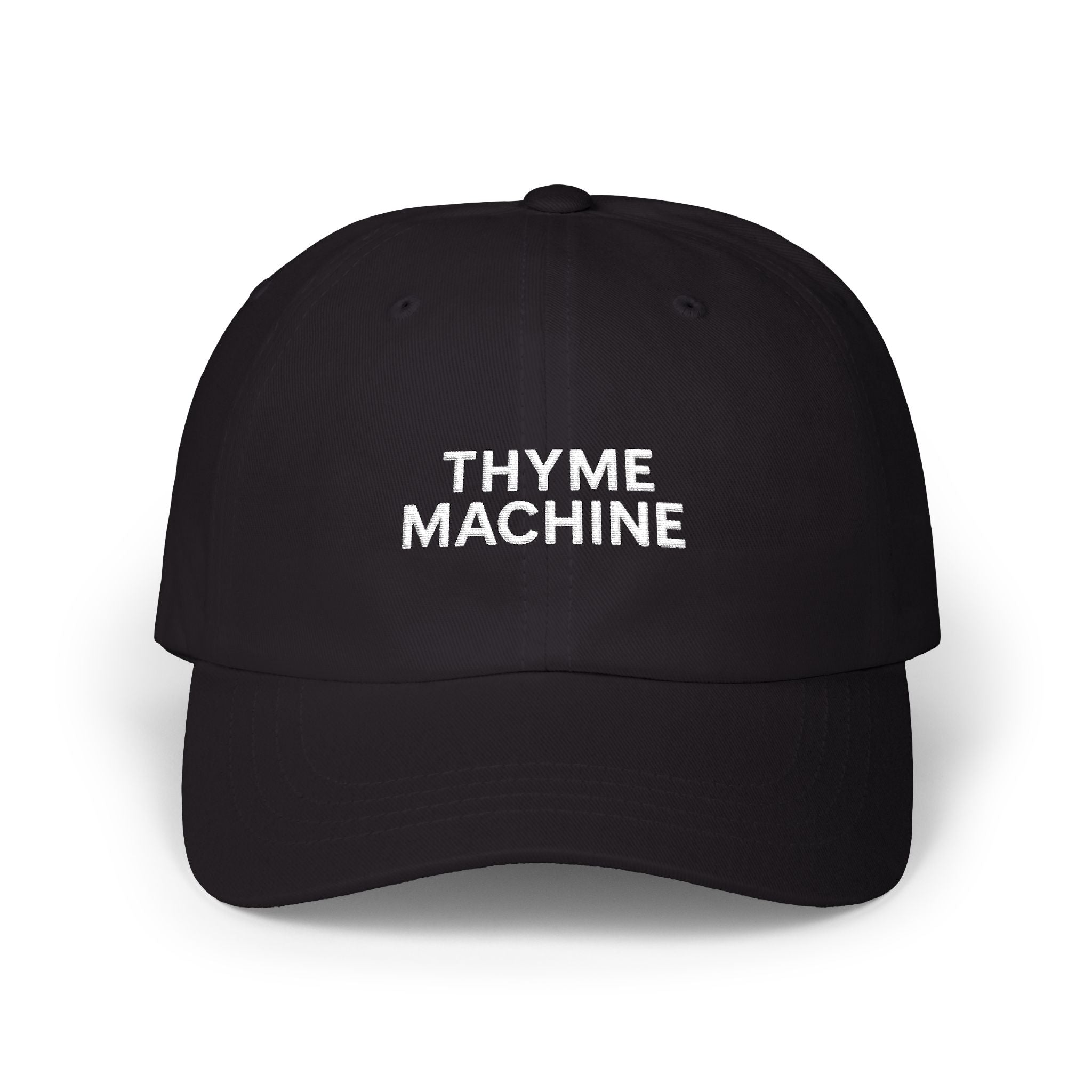 Dad Cap — "Thyme Machine" Embroidered Baseball Hat