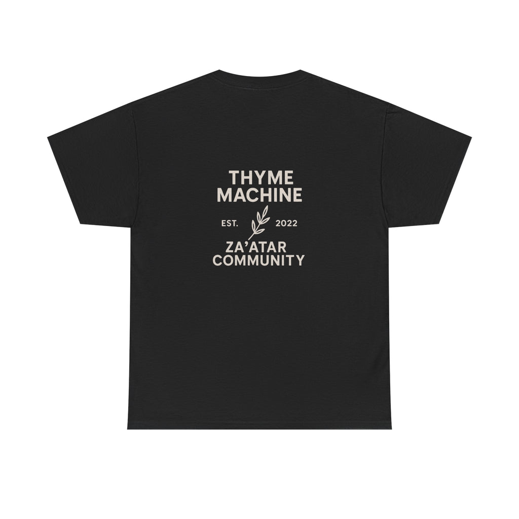 Official Thyme Machine Cafe Logo Unisex T-Shirt – Lebanese Manouche Food Truck Tee