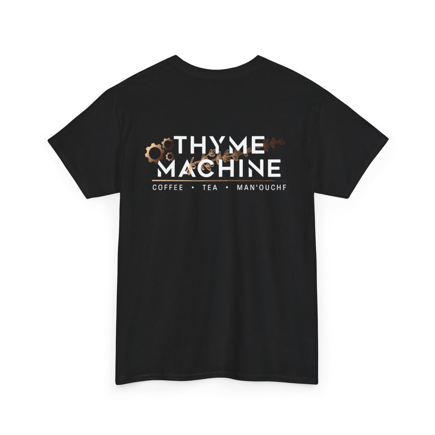 Official Thyme Machine Cafe Logo Unisex T-Shirt – Lebanese Manouche Food Truck Tee