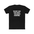 “Sweet & liked" Graphic Cotton T-Shirt
