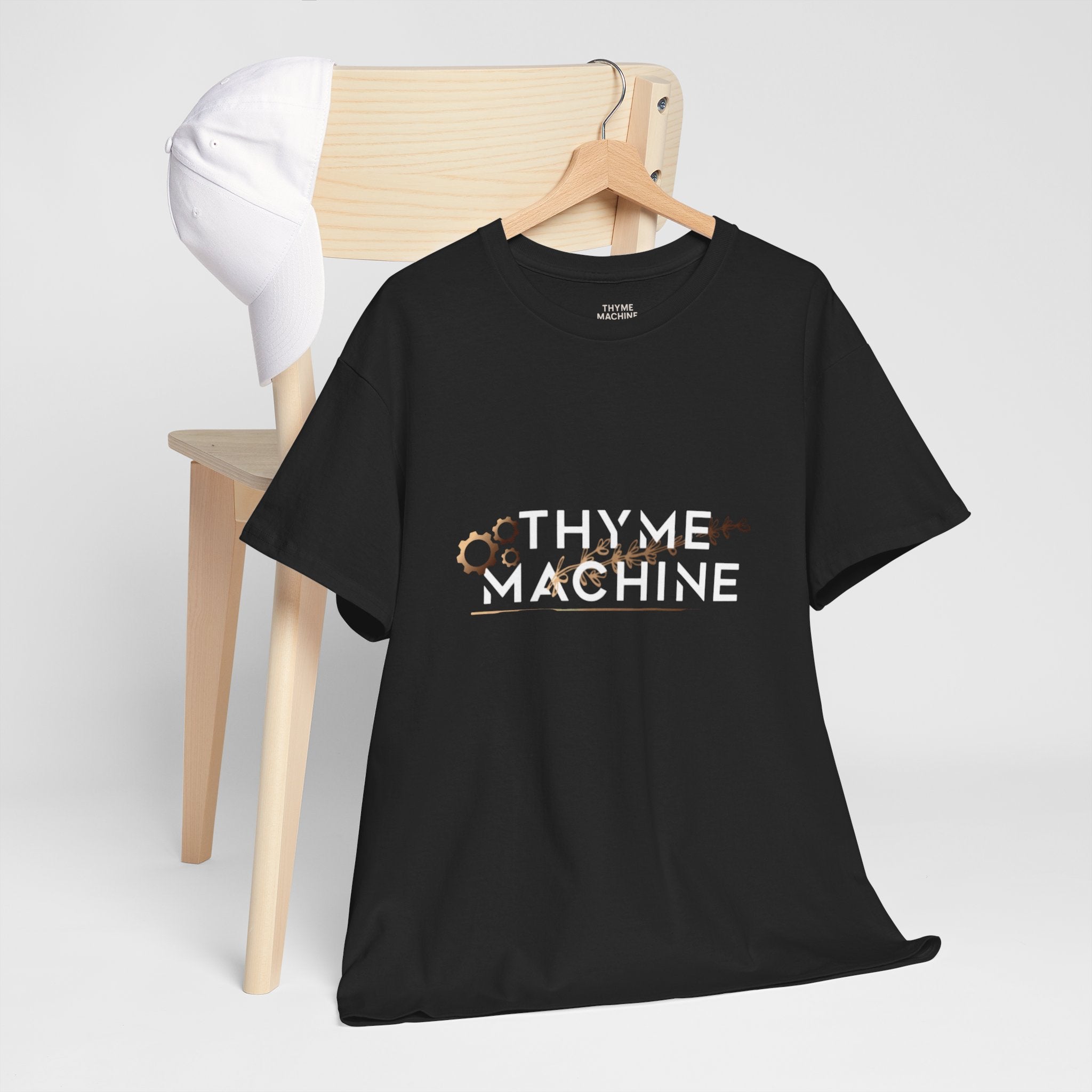 Official Thyme Machine Cafe Logo Unisex T-Shirt – Lebanese Manouche Food Truck Tee