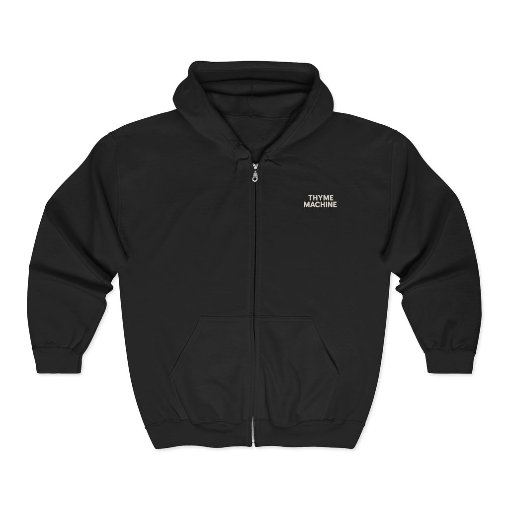 Zip Hoodie — Beirut Arabic Lyric Design ("Beirut, From My Heart Peace to Beirut" — Fairuz)