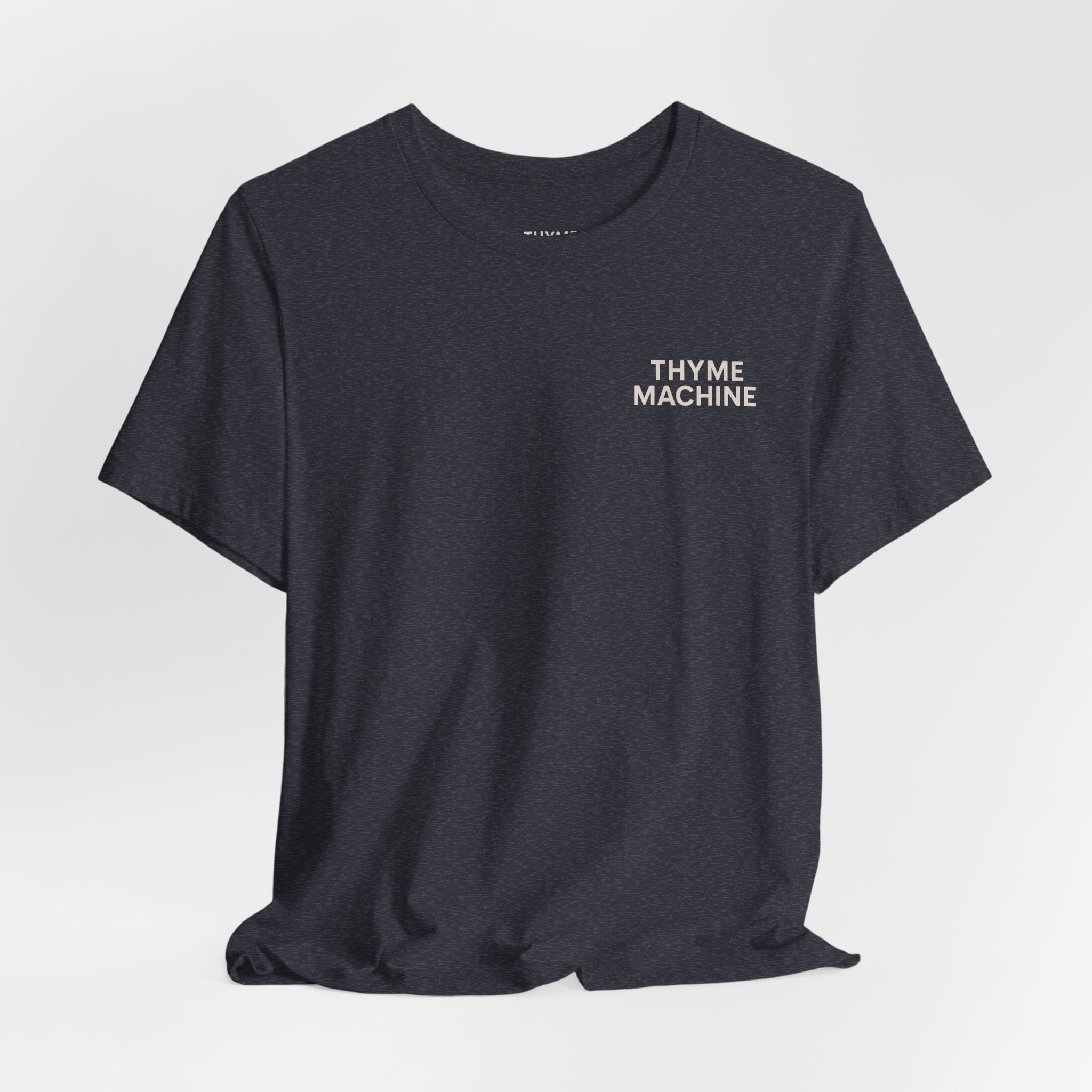 Time Machine T‑Shirt | Minimal Vintage Graphic Tee ("Ask Me About the Time")
