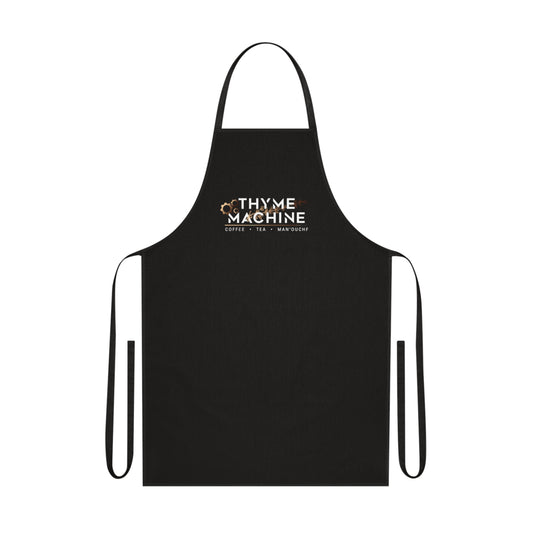 Thyme Machine Cotton Apron – Funny Chef Kitchen Apron for Cooks & Gardeners