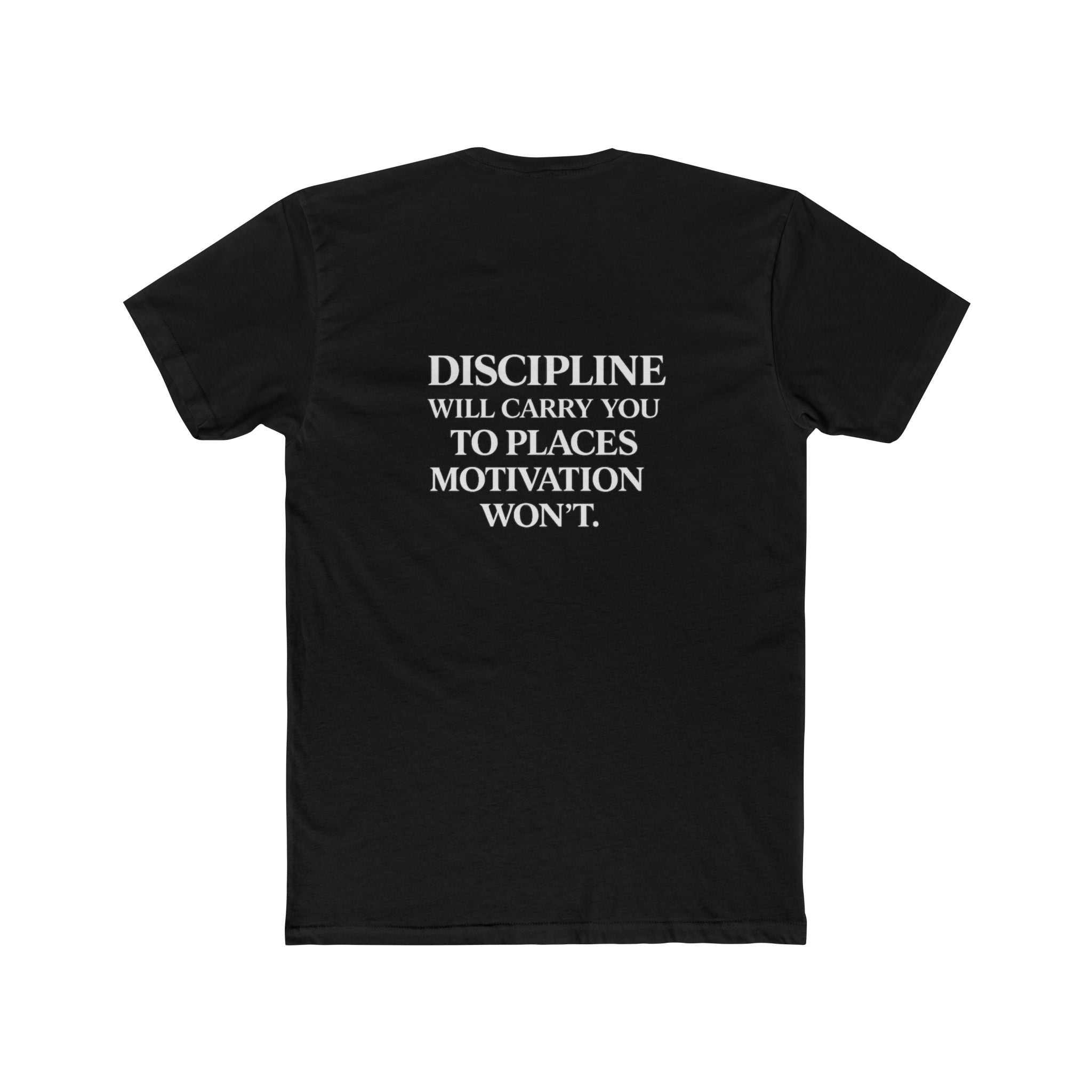 Motivational Tee — “Thyme Machine” Front, “Discipline Will Carry You…” Back