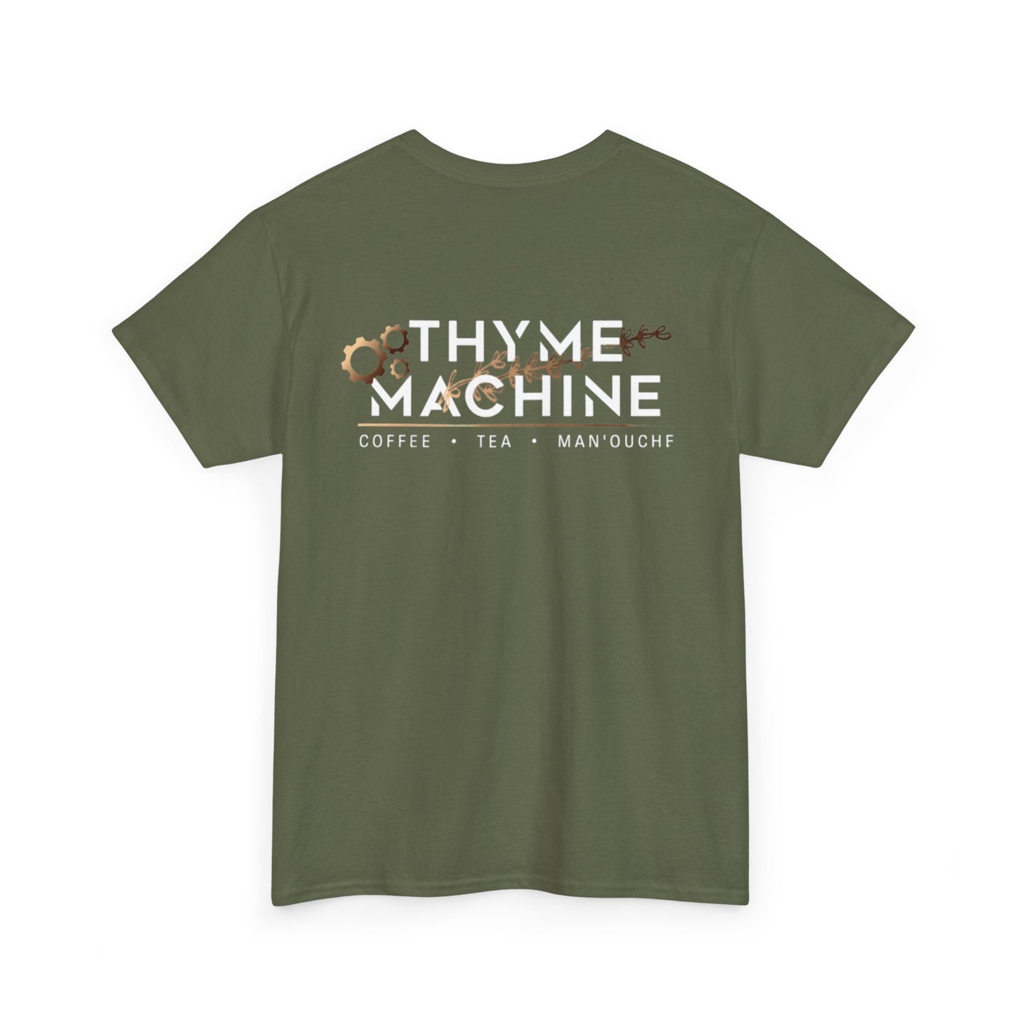 Official Thyme Machine Cafe Logo Unisex T-Shirt – Lebanese Manouche Food Truck Tee