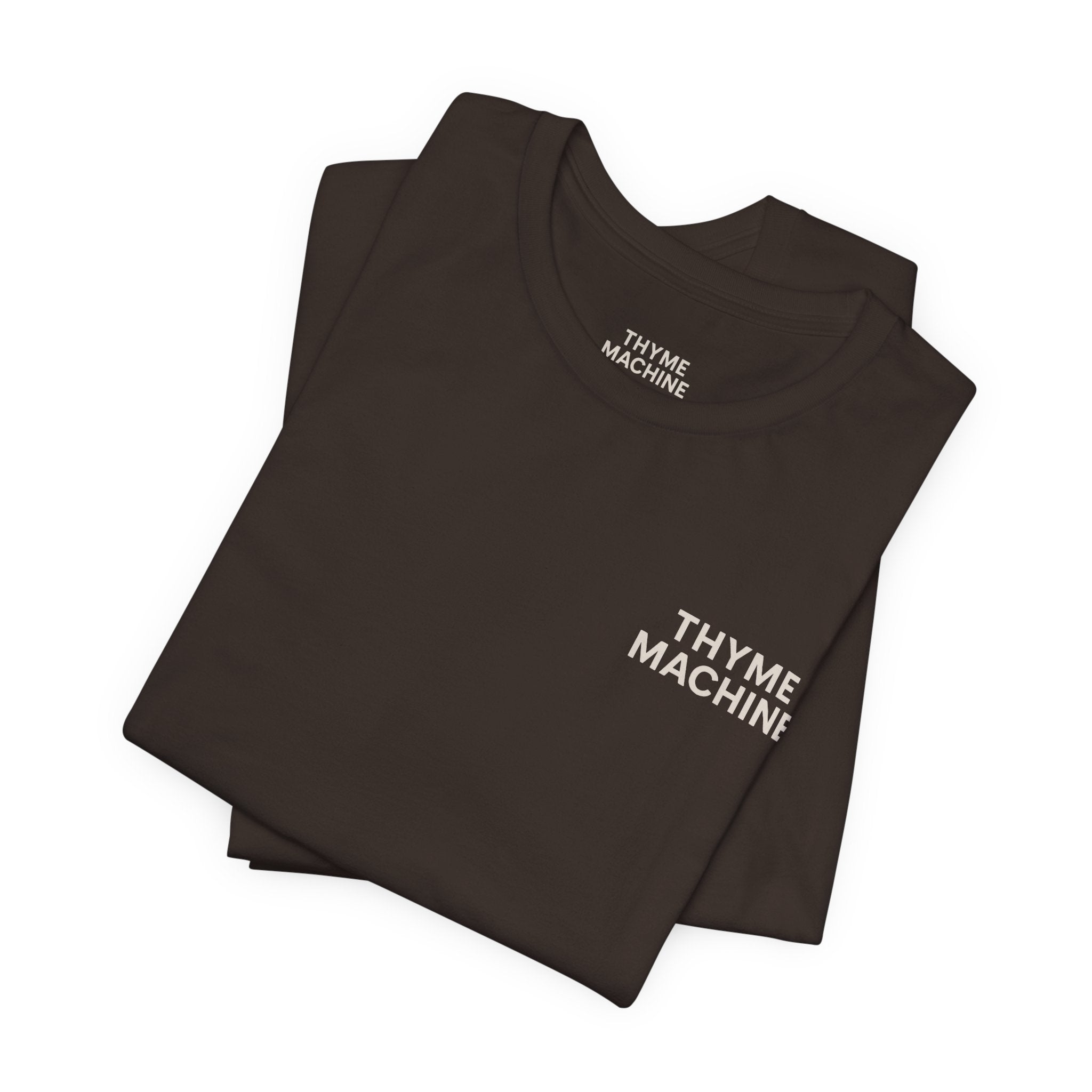 Time Machine T‑Shirt | Minimal Vintage Graphic Tee ("Ask Me About the Time")