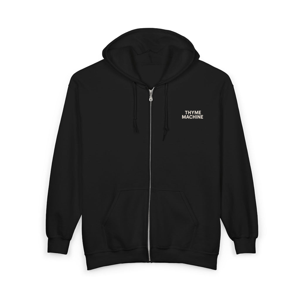 Zip Hoodie — Beirut Arabic Lyric Design ("Beirut, From My Heart Peace to Beirut" — Fairuz)