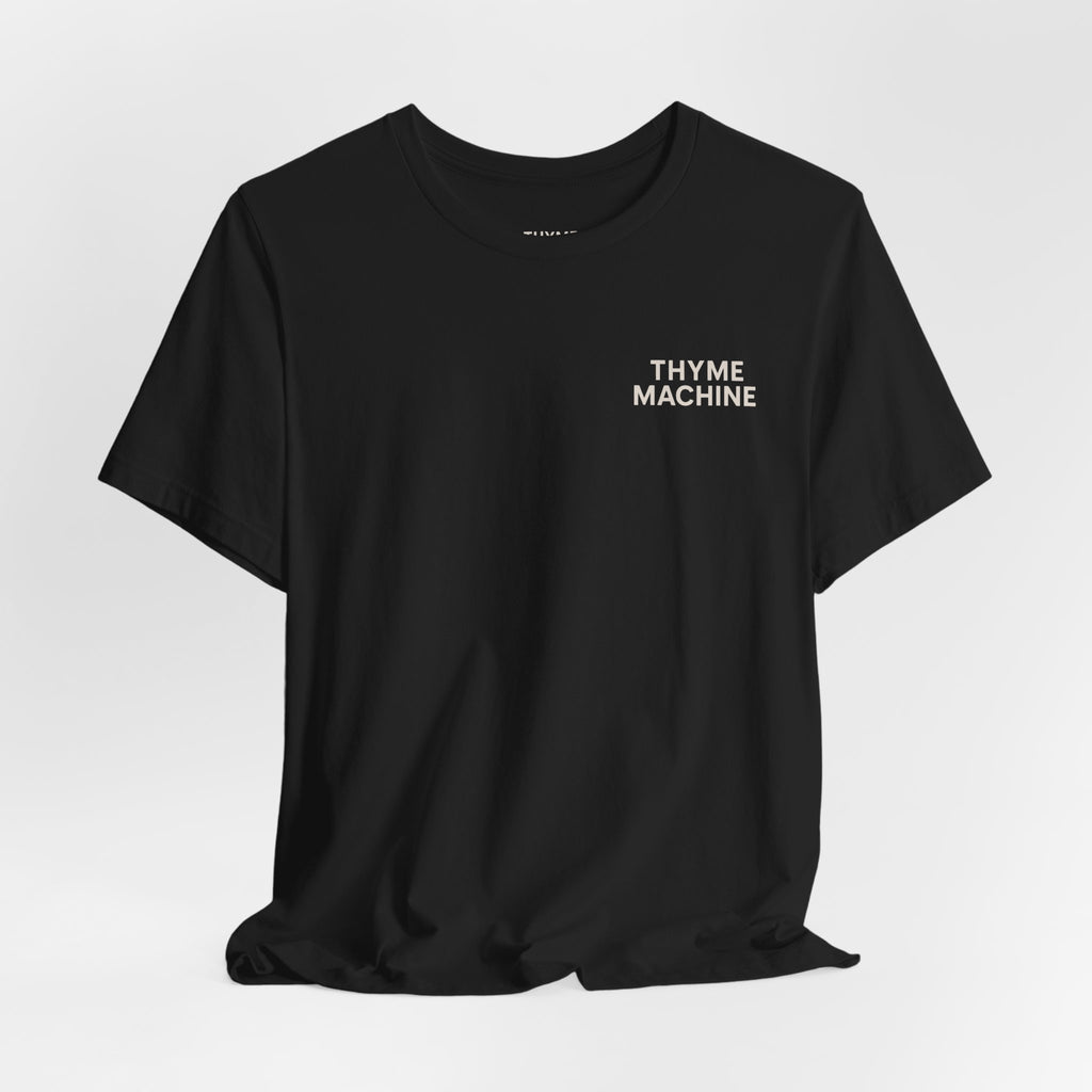 Time Machine T‑Shirt | Minimal Vintage Graphic Tee ("Ask Me About the Time")