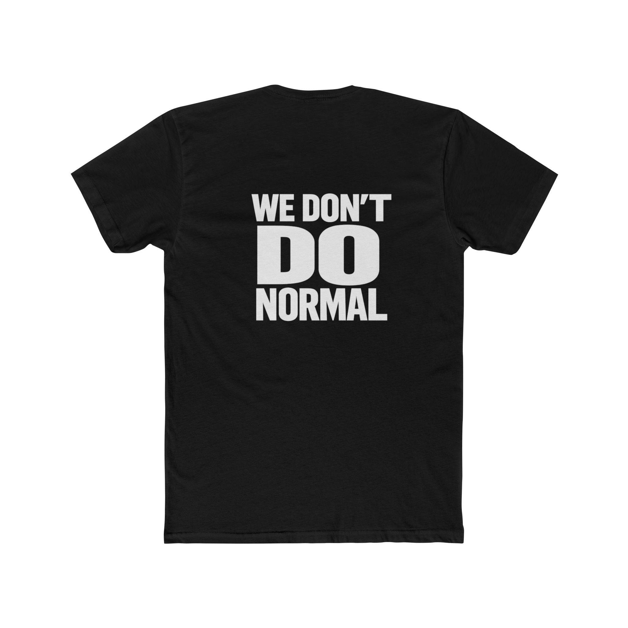We Don't Do Normal Tee — 'Thyme Machine' Graphic Black T-Shirt