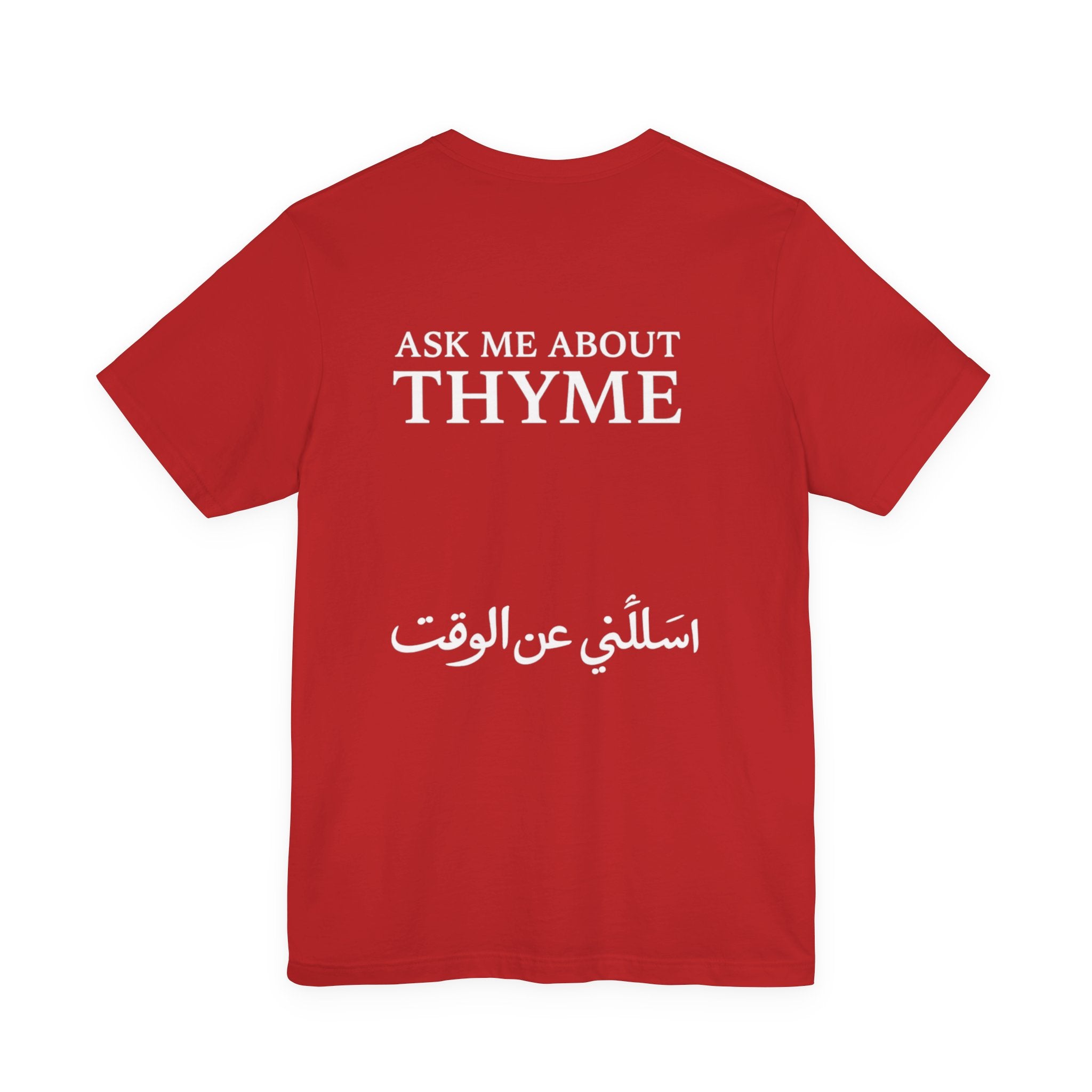Time Machine T‑Shirt | Minimal Vintage Graphic Tee ("Ask Me About the Time")