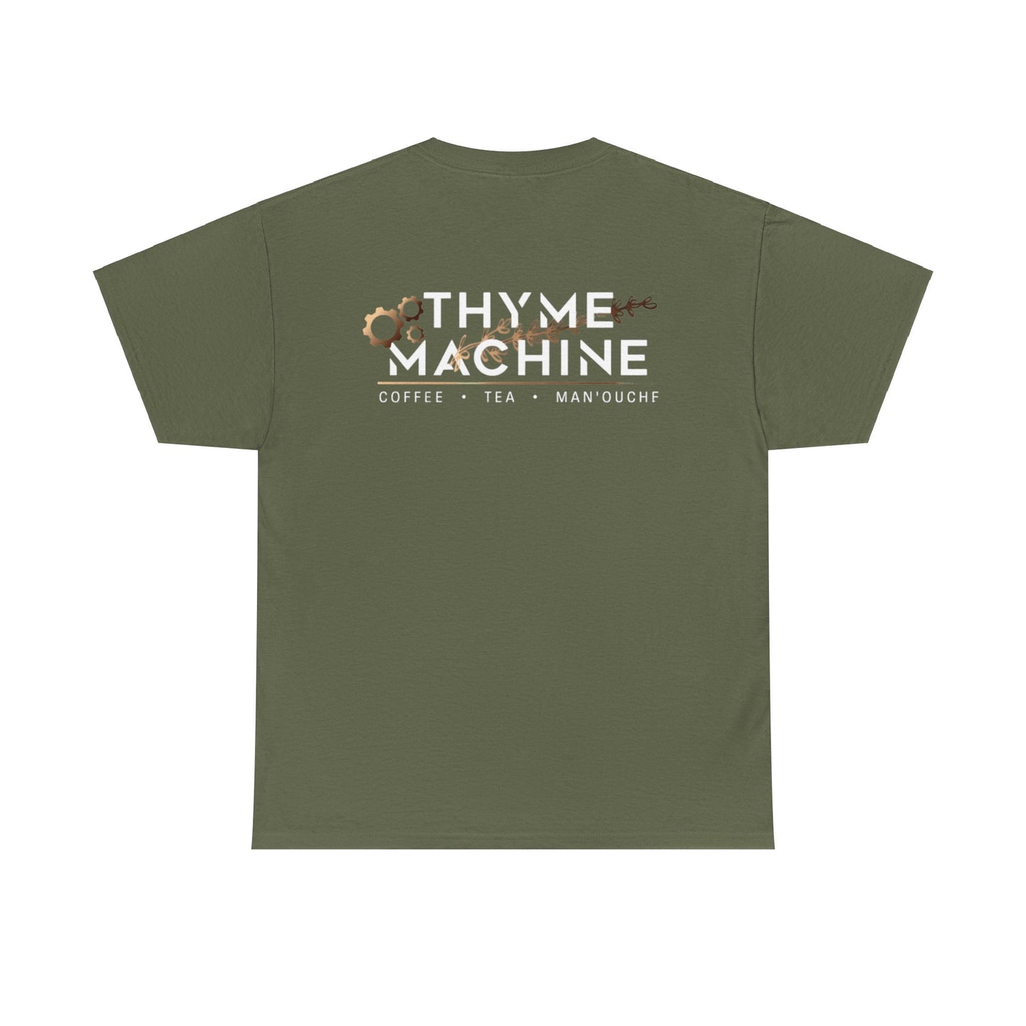 Official Thyme Machine Cafe Logo Unisex T-Shirt – Lebanese Manouche Food Truck Tee