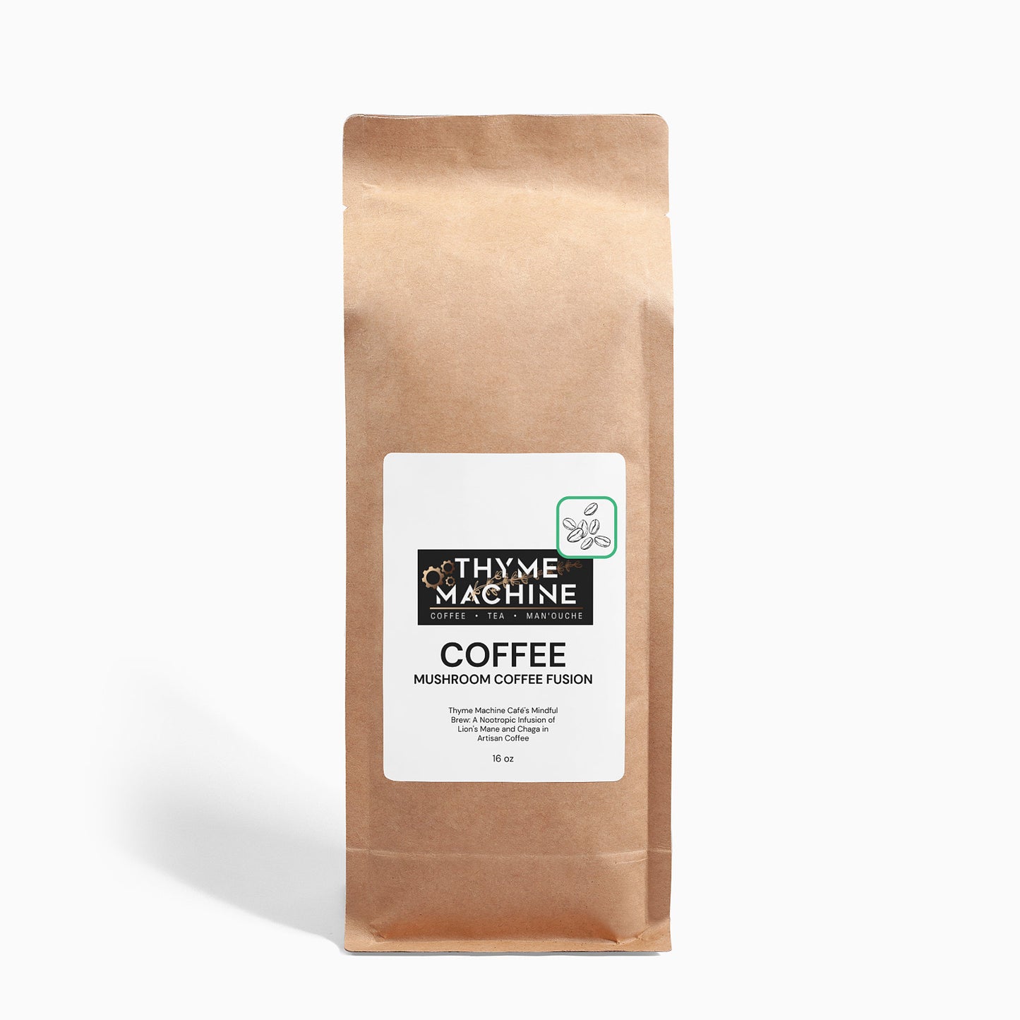 Mushroom Coffee Fusion - Lion’s Mane & Chaga 16oz